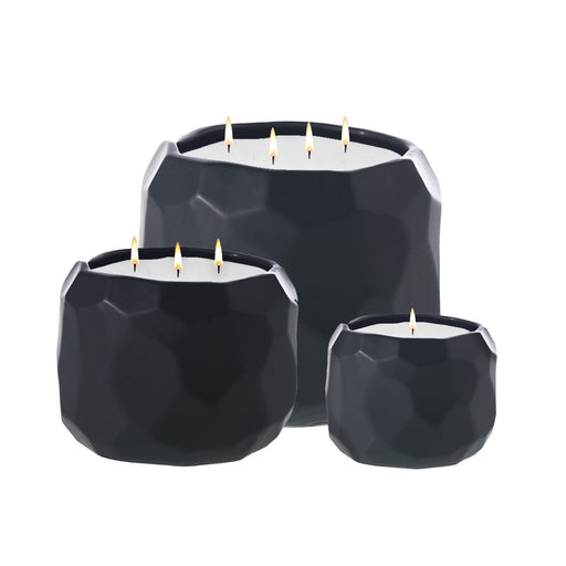 Black Discover Pot Ceramic Candle
