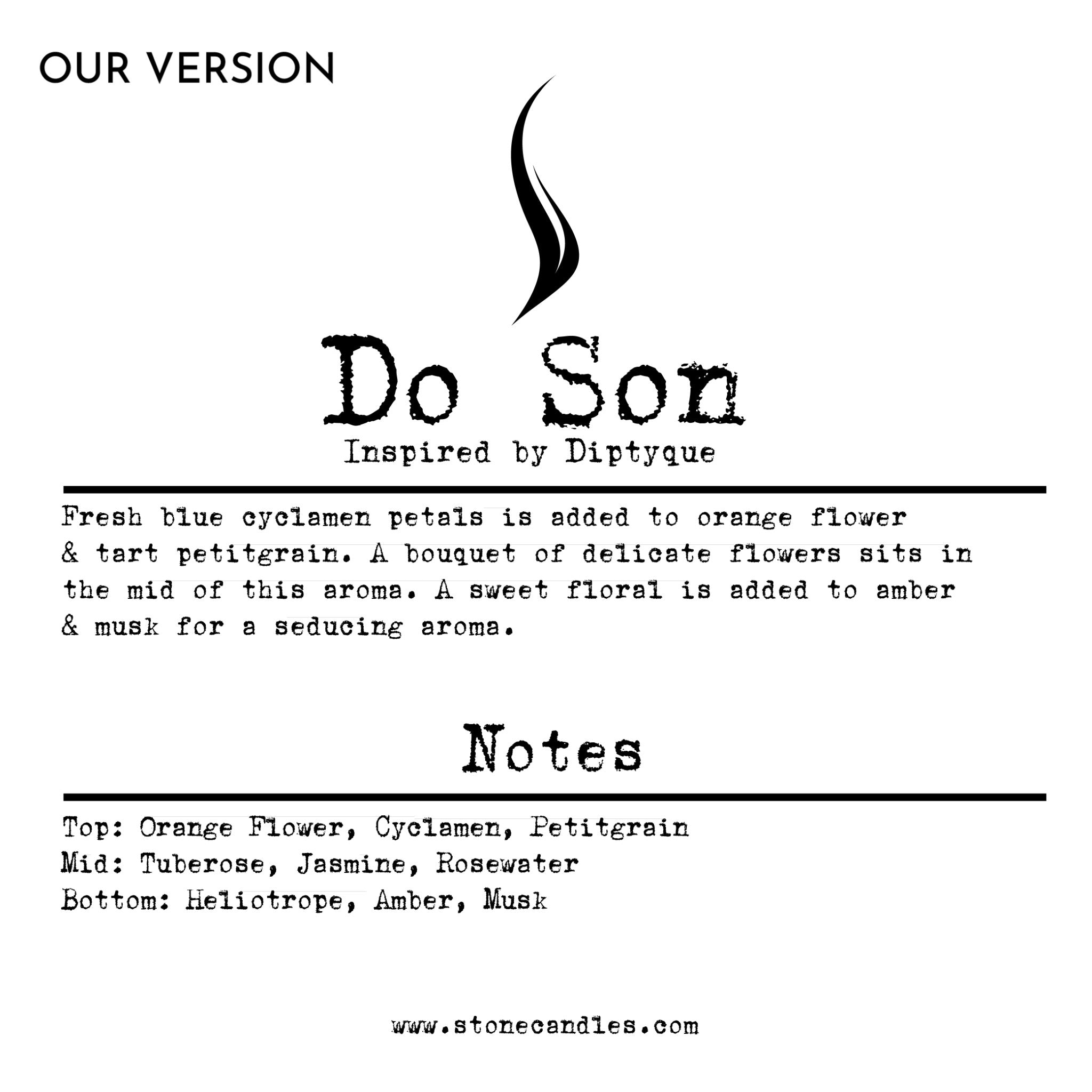 Do Son (Our version) Sample Scent Strip