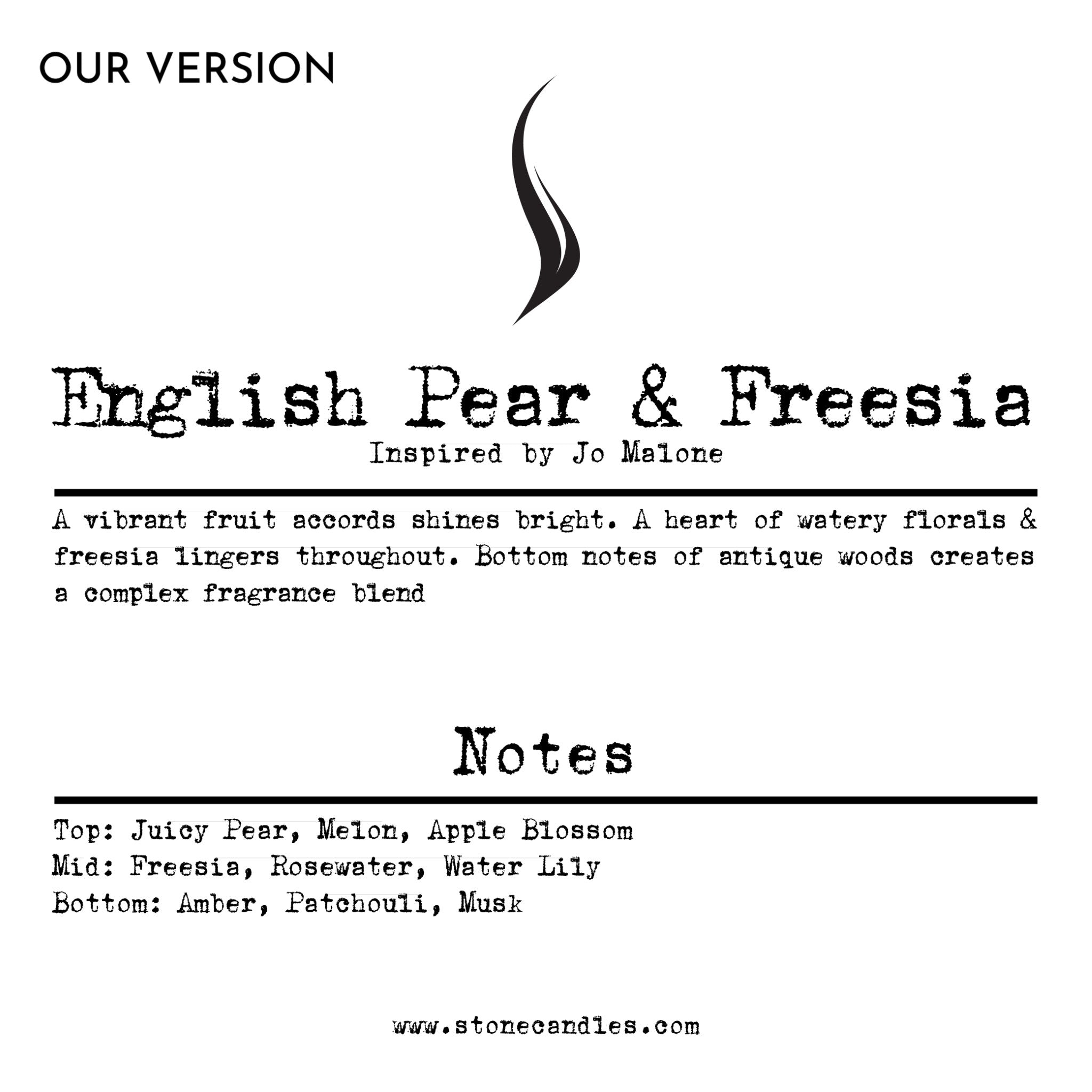 English Pear & Freesia (Our version) Sample Scent Strip