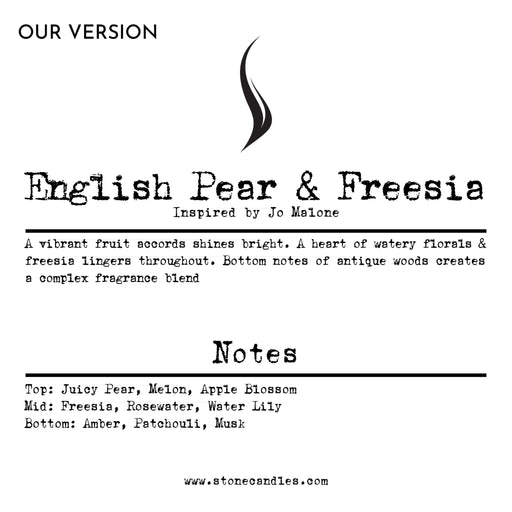 English Pear & Freesia (Our version) Sample Scent Strip