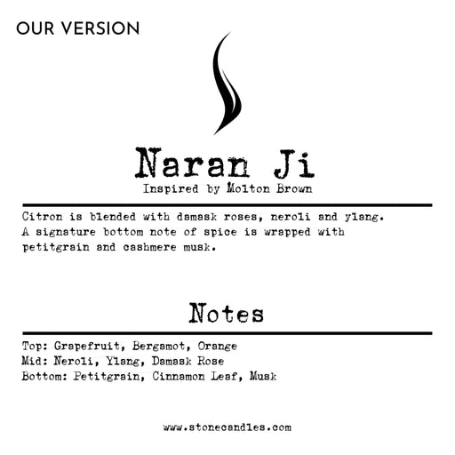 Naran Ji (Our version) Sample Scent Strip