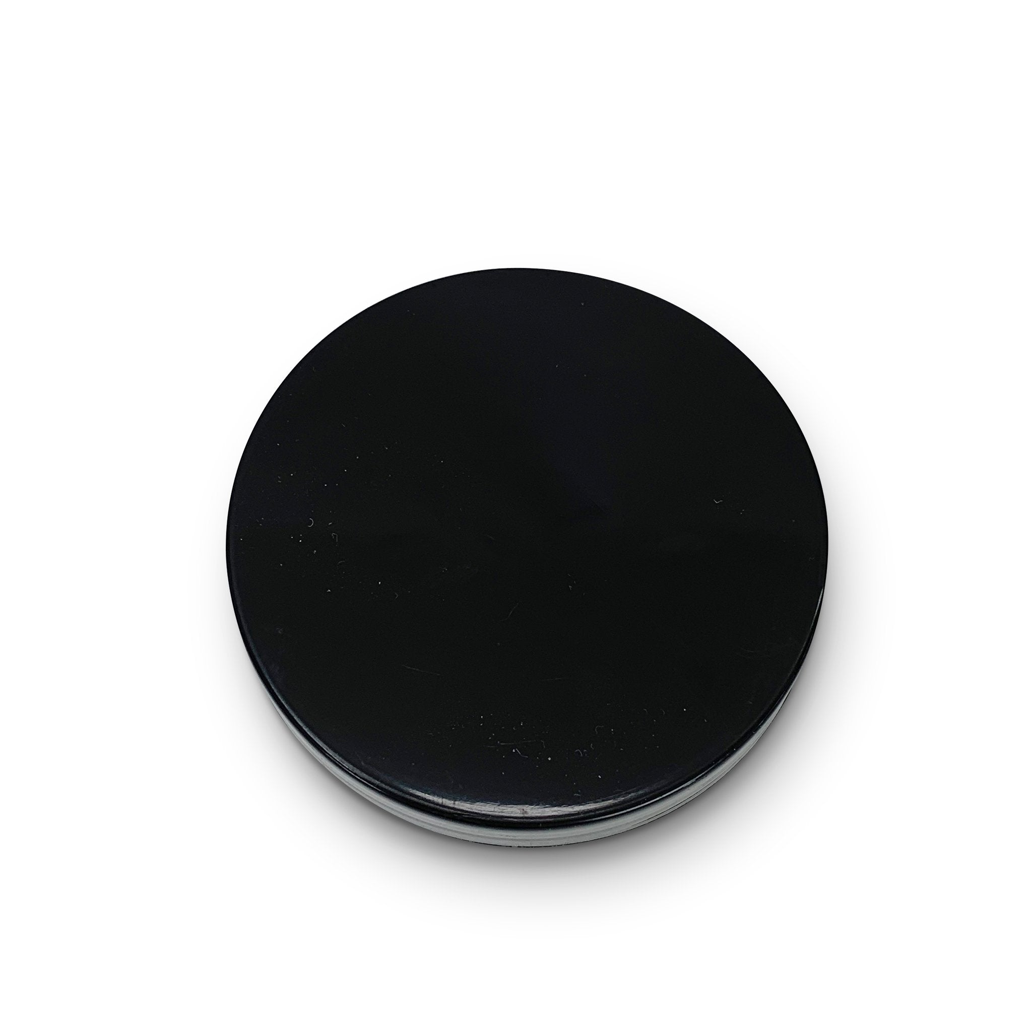 Stone Candles Supplies Lid Straight-sided Jar Black 8oz