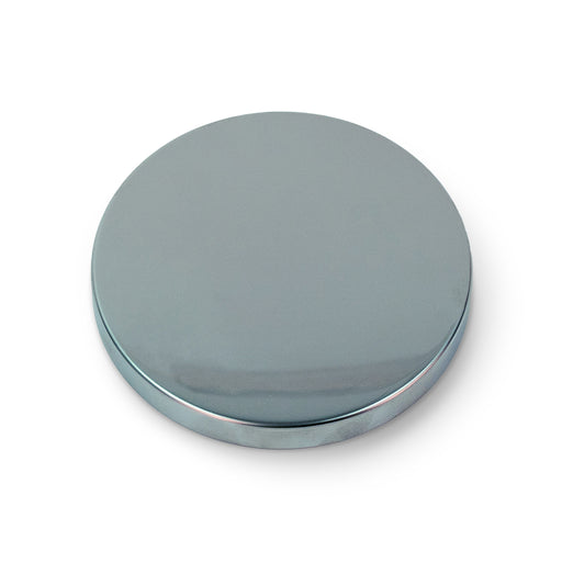 Stone Candles Supplies Heavy Rocks Smokey Grey Heavy Mirror Lid Silver_Mirror_with_Silicone